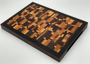 End-Grain Chaos Mini Cutting Board